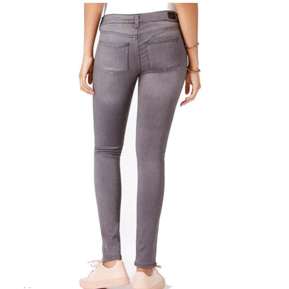 Celebrity Pink Gray Juniors' Super-Soft Skinny Jeans Size 7 - Picture 2 of 9